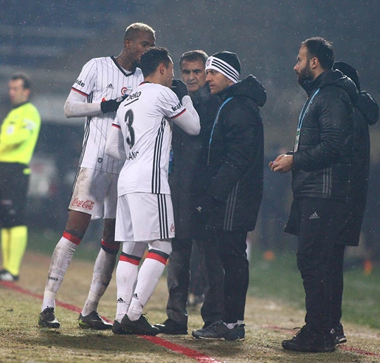 Osmanlıspor - Beşiktaş maçından kareler - Görsel 43