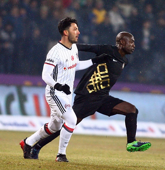 Osmanlıspor - Beşiktaş maçından kareler - Görsel 7