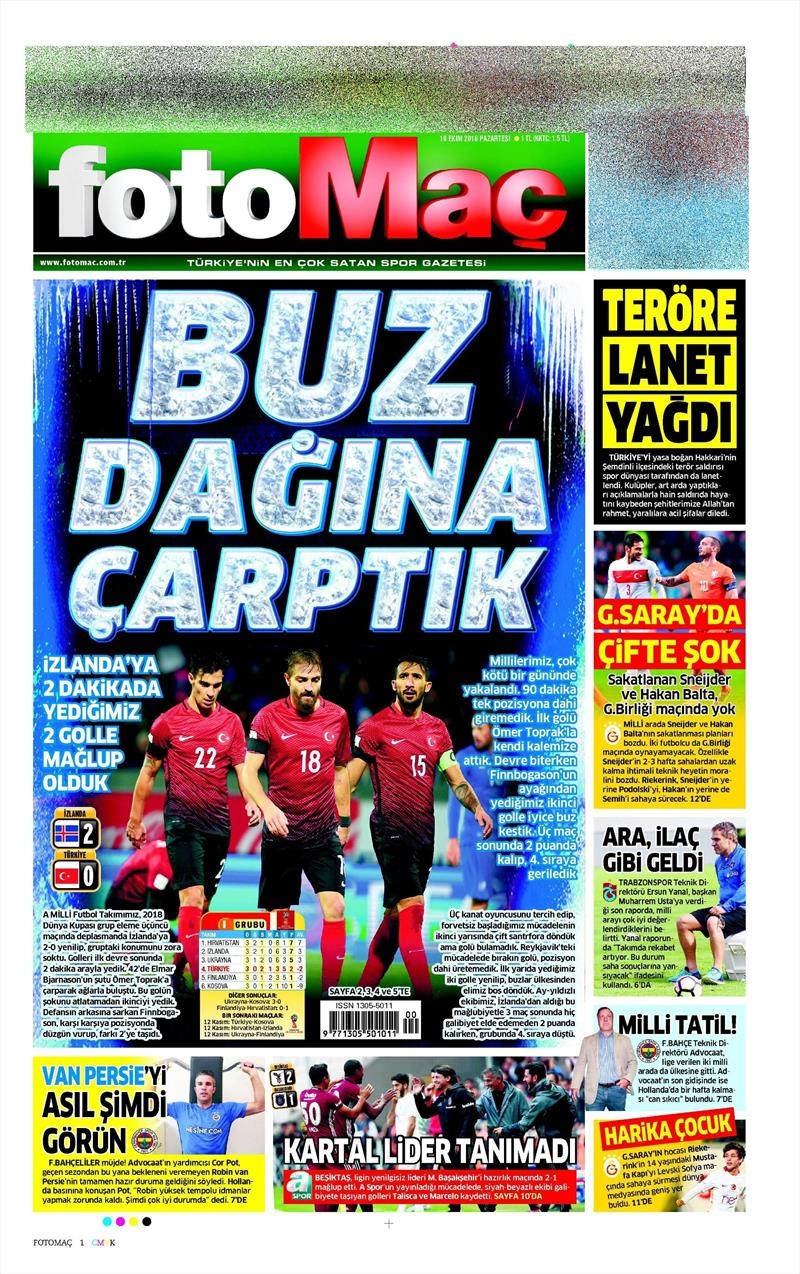 10 Ekim 2016 | Gazetelerin Beşiktaş Sayfaları - Görsel 5