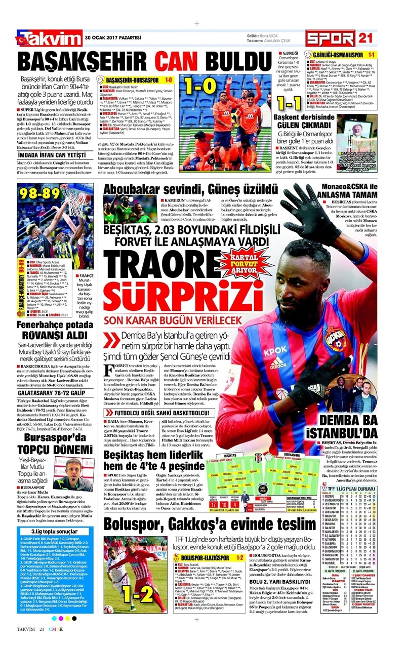 30 Ocak 2017 | İşte gazetelerin Beşiktaş manşetleri - Görsel 2
