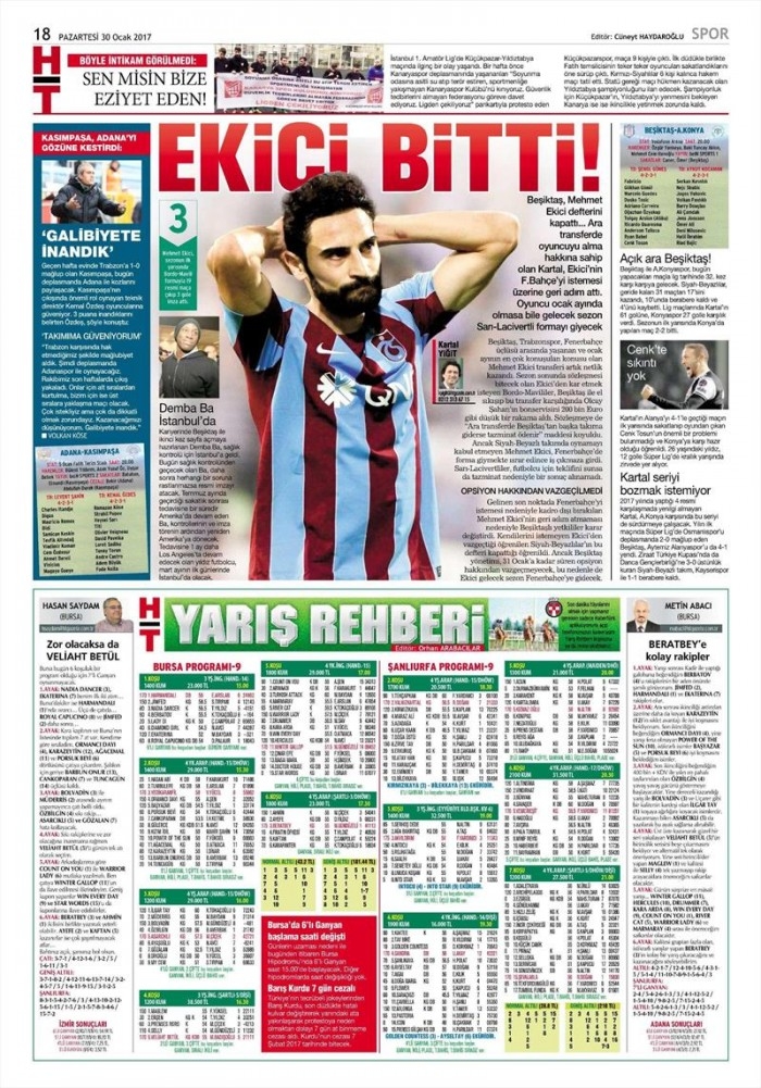 30 Ocak 2017 | İşte gazetelerin Beşiktaş manşetleri - Görsel 5