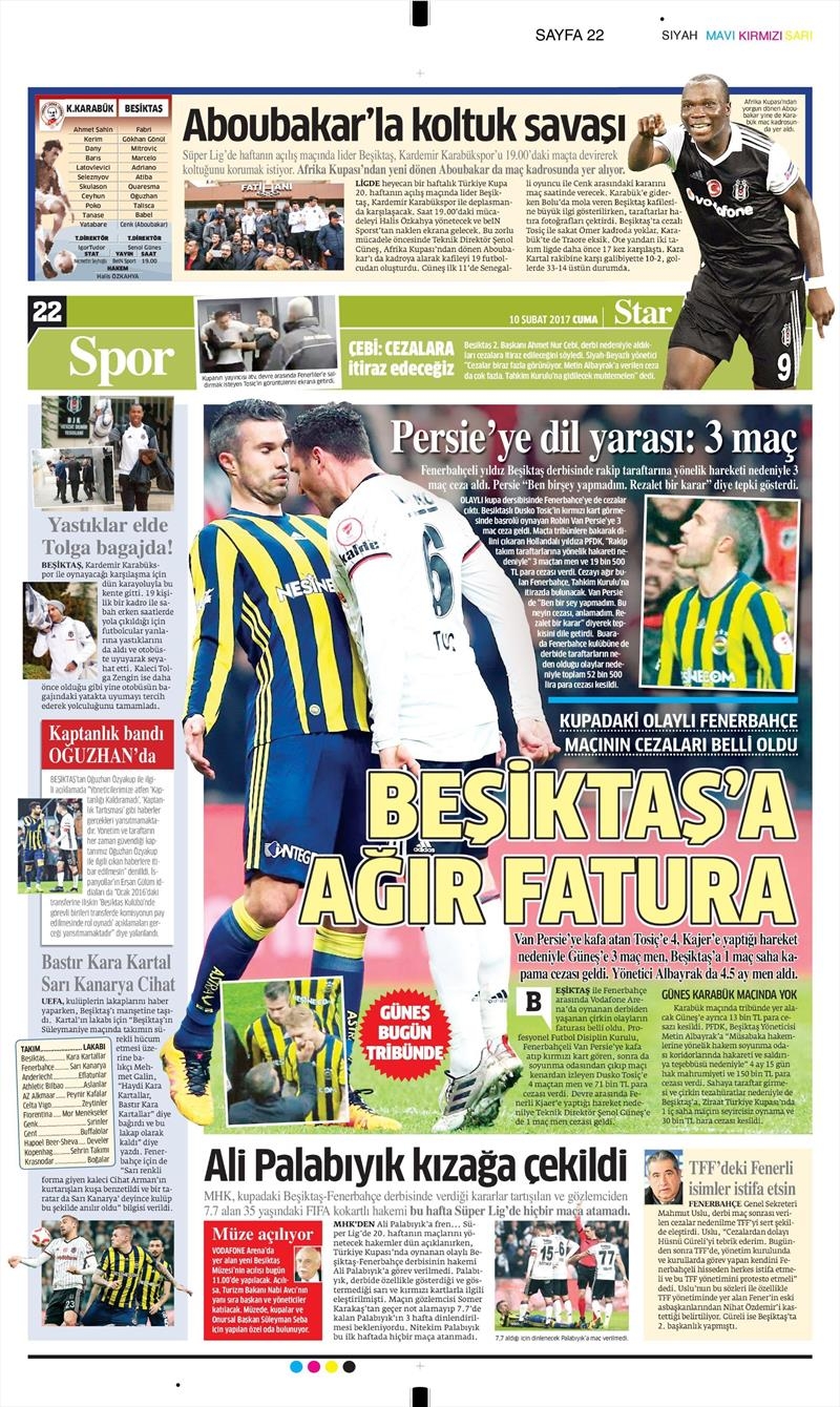 10 Şubat 2017 | İşte gazetelerin Beşiktaş manşetleri - Görsel 12