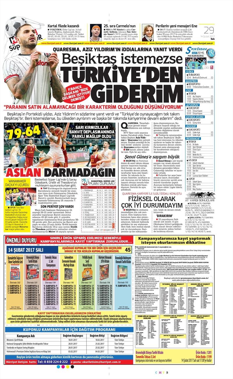 14 Şubat 2017 | İşte gazetelerin Beşiktaş manşetleri - Görsel 5