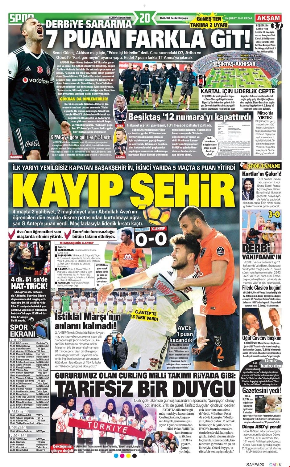 19 Şubat 2017 | İşte gazetelerin Beşiktaş manşetleri - Görsel 3