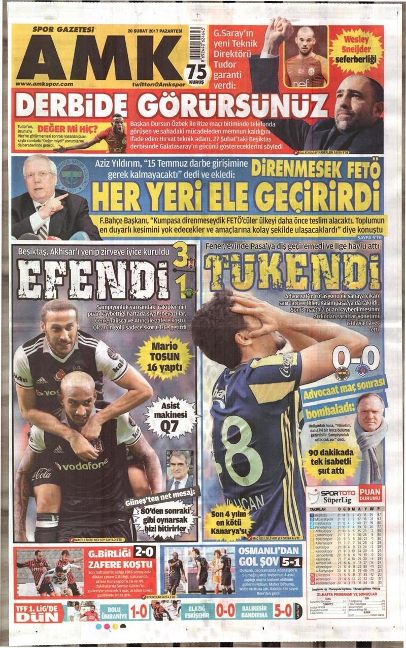 20 Şubat 2017 | İşte gazetelerin Beşiktaş manşetleri - Görsel 7