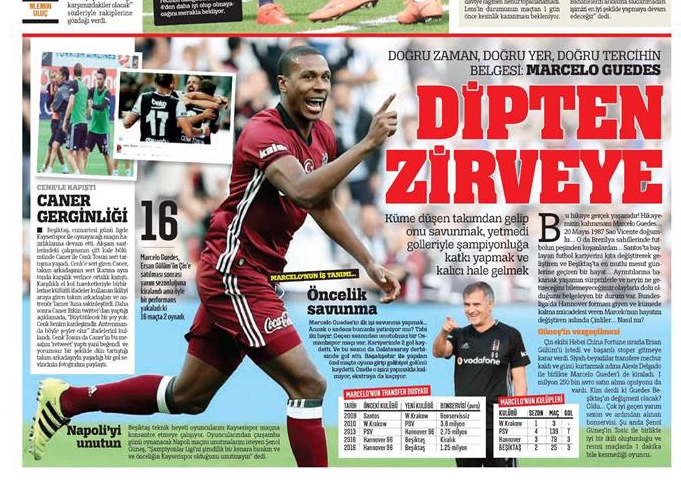 12 Ekim 2016 | Gazetelerin Beşiktaş manşetleri - Görsel 2
