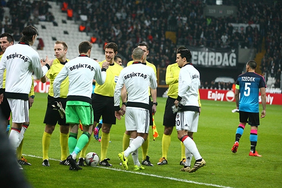 Beşiktaş-Hapoel maçından kareler - Görsel 14