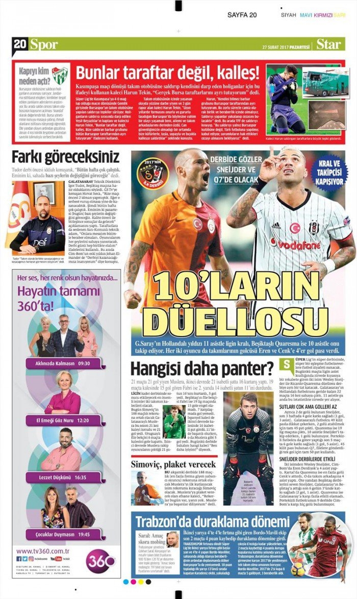 27 Şubat 2017 | İşte gazetelerin Beşiktaş manşetleri - Görsel 16