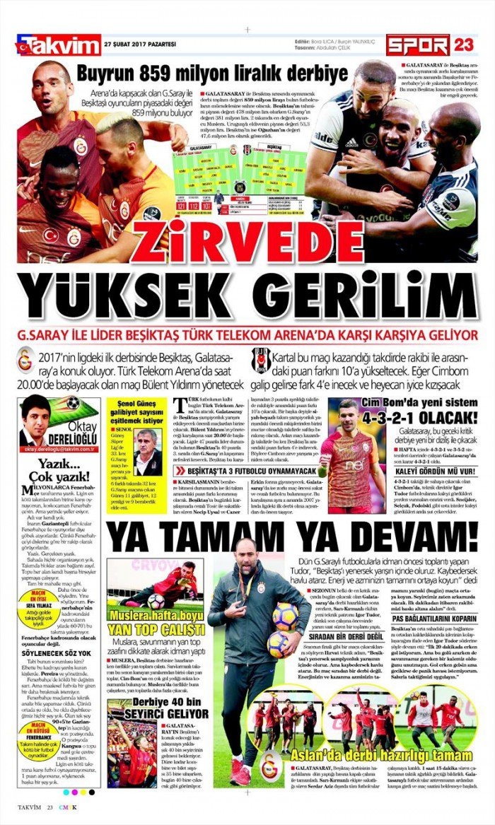 27 Şubat 2017 | İşte gazetelerin Beşiktaş manşetleri - Görsel 3