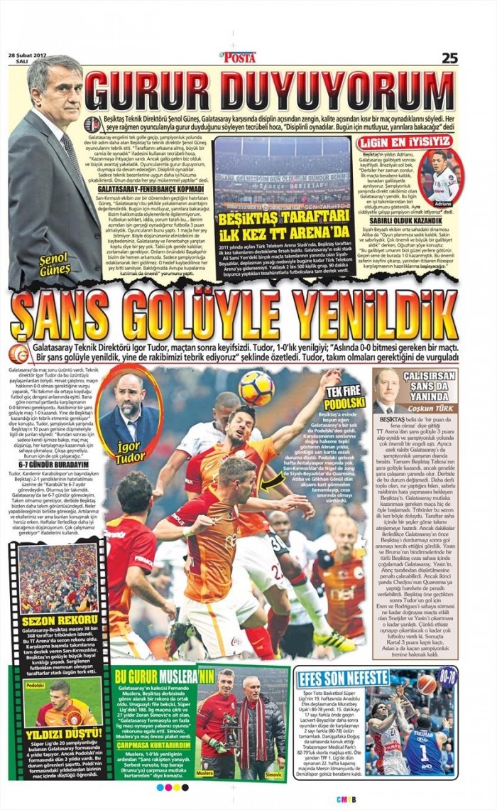 28 Şubat 2017 | İşte gazetelerin Beşiktaş manşetleri - Görsel 16
