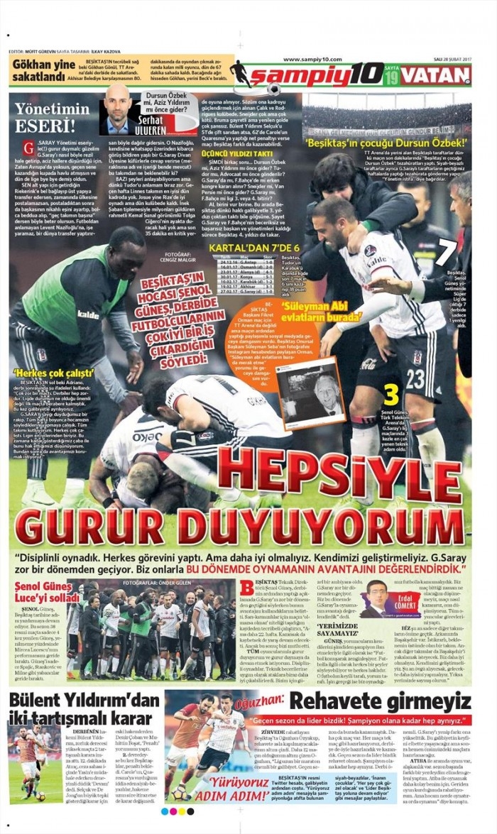 28 Şubat 2017 | İşte gazetelerin Beşiktaş manşetleri - Görsel 28