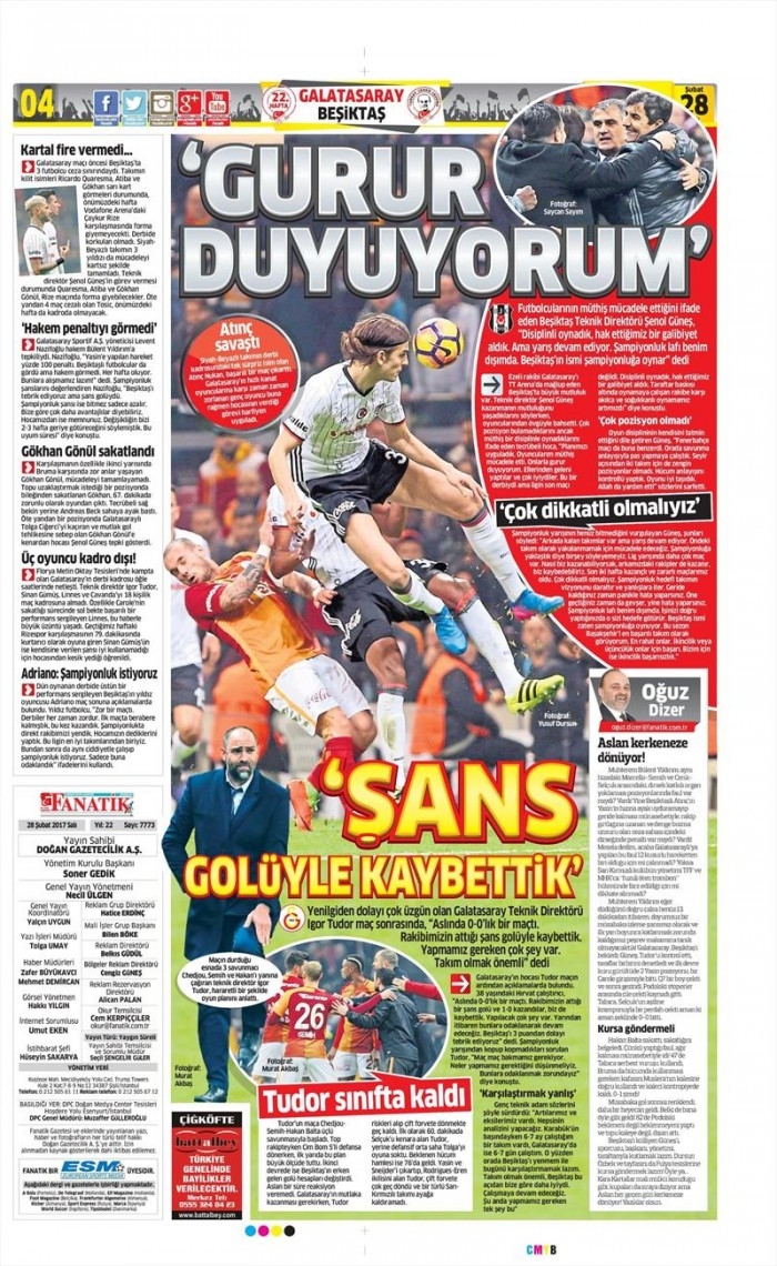 28 Şubat 2017 | İşte gazetelerin Beşiktaş manşetleri - Görsel 32