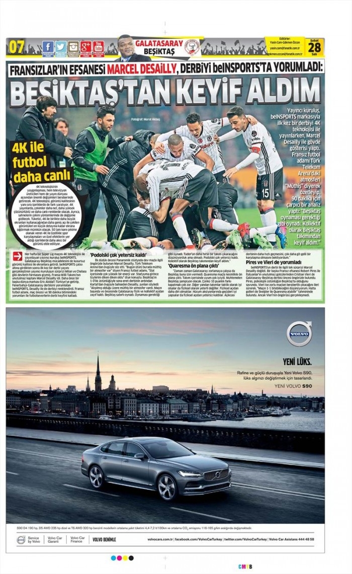 28 Şubat 2017 | İşte gazetelerin Beşiktaş manşetleri - Görsel 34
