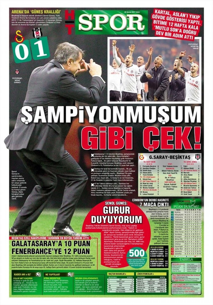 28 Şubat 2017 | İşte gazetelerin Beşiktaş manşetleri - Görsel 5