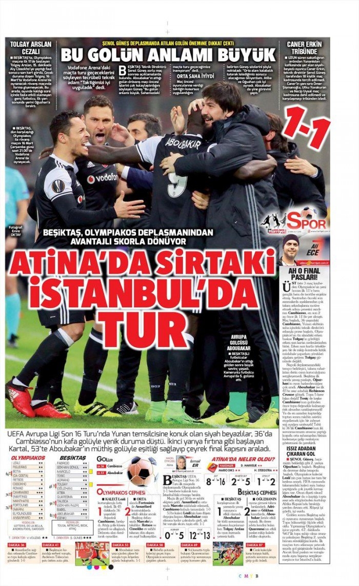 10 Mart 2017 | İşte gazetelerin Beşiktaş manşetleri - Görsel 11