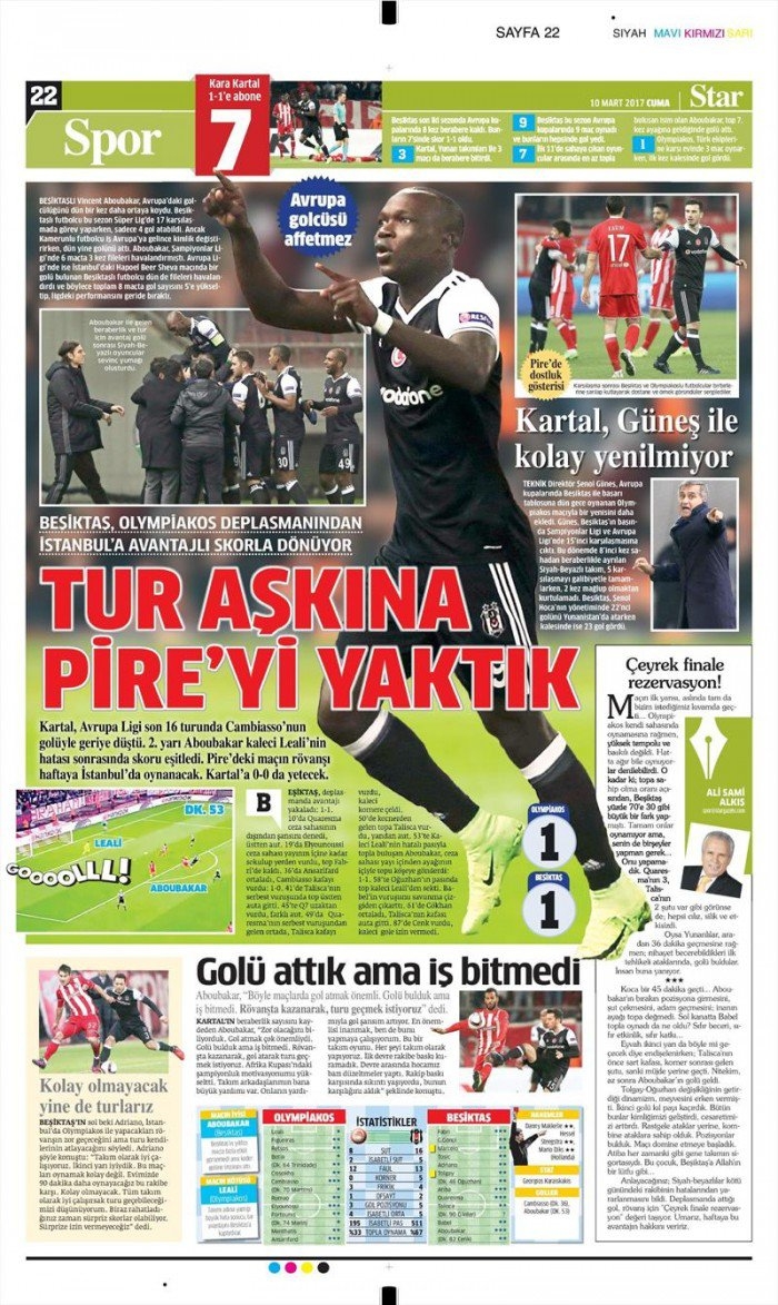 10 Mart 2017 | İşte gazetelerin Beşiktaş manşetleri - Görsel 16