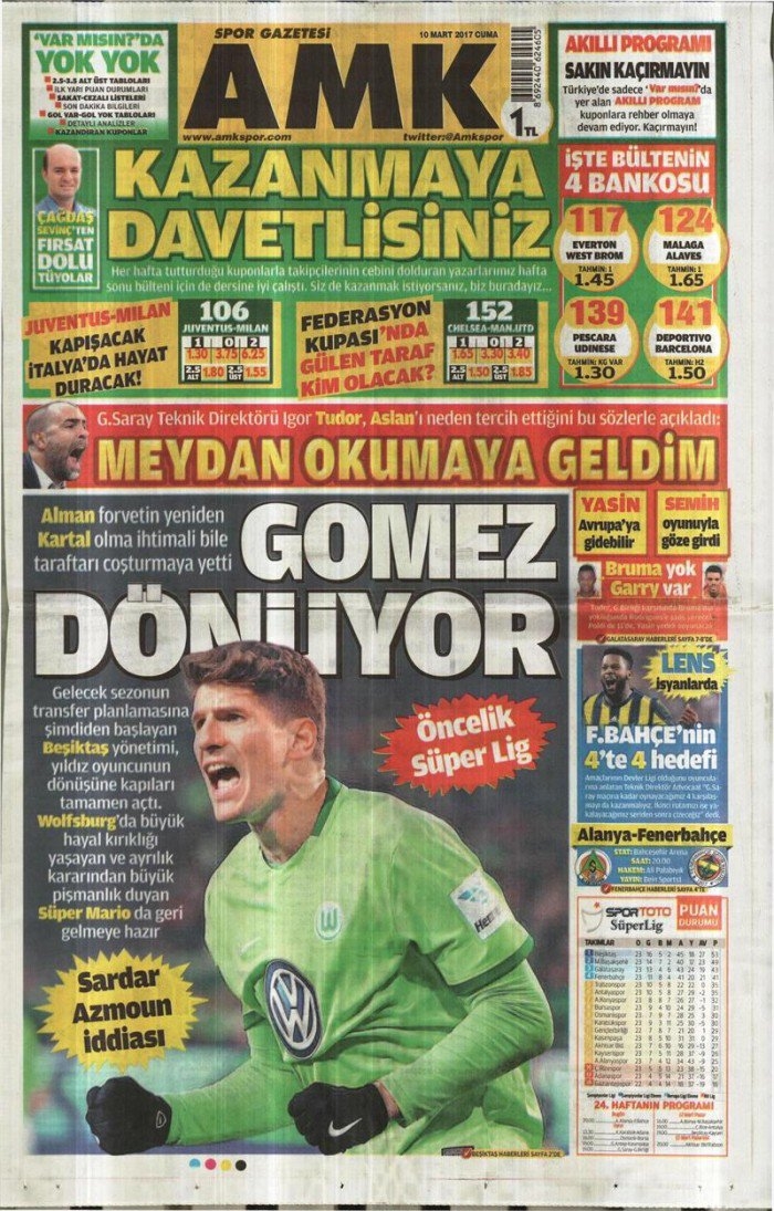 10 Mart 2017 | İşte gazetelerin Beşiktaş manşetleri - Görsel 7