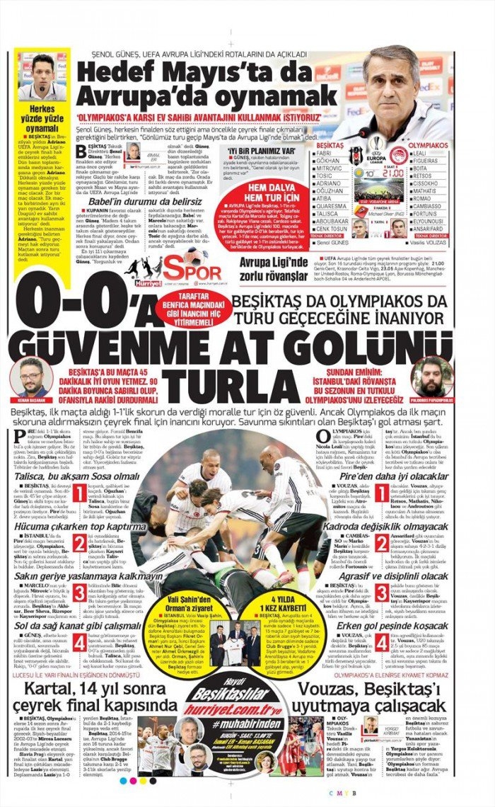 16 Mart 2017 | İşte gazetelerin Beşiktaş manşetleri - Görsel 7
