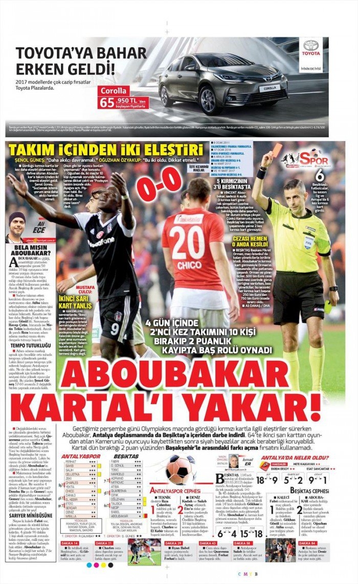 20 Mart 2017 | İşte gazetelerin Beşiktaş manşetleri - Görsel 6