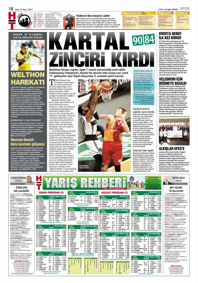 21 Mart 2017 | İşte gazetelerin Beşiktaş manşetleri - Görsel 4