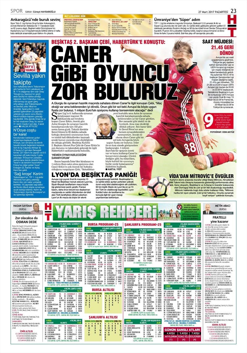 27 Mart 2017 | İşte gazetelerin Beşiktaş manşetleri - Görsel 5
