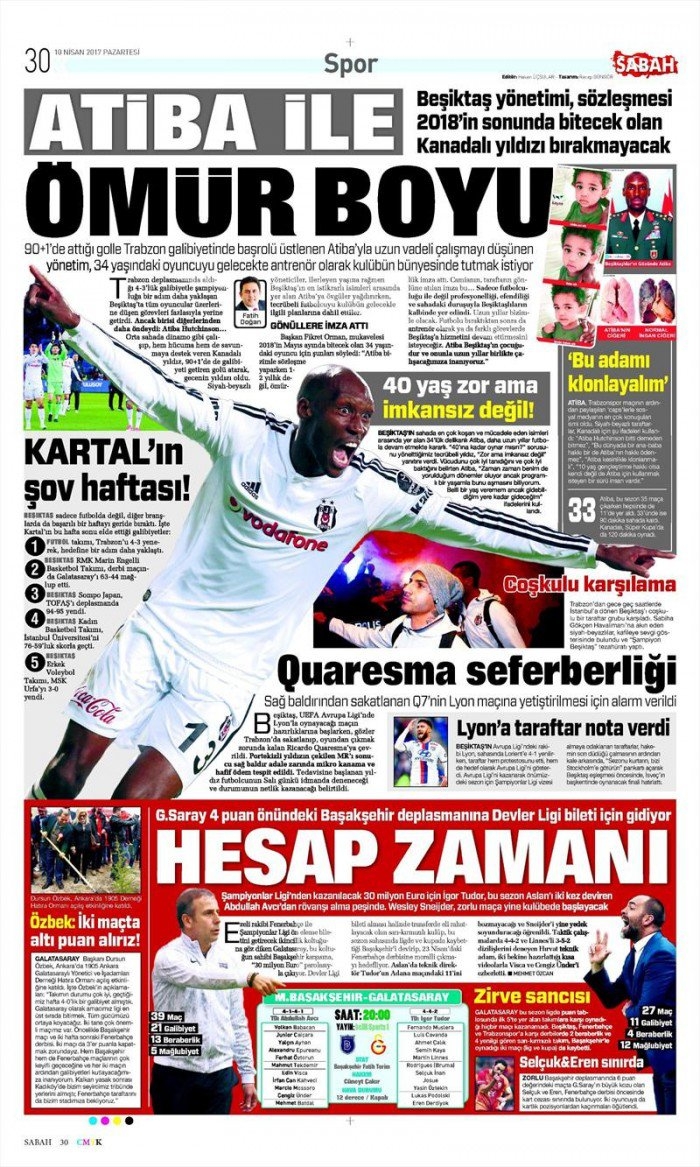 10 Nisan 2017 | İşte gazetelerin Beşiktaş manşetleri - Görsel 11