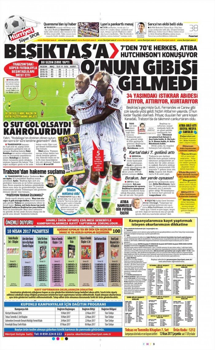 10 Nisan 2017 | İşte gazetelerin Beşiktaş manşetleri - Görsel 8