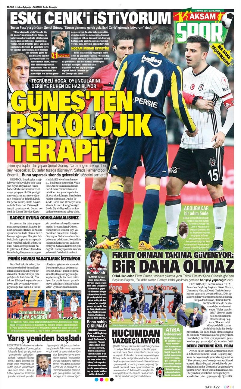3 Mayıs 2017 | İşte gazetelerin Beşiktaş manşetleri - Görsel 5