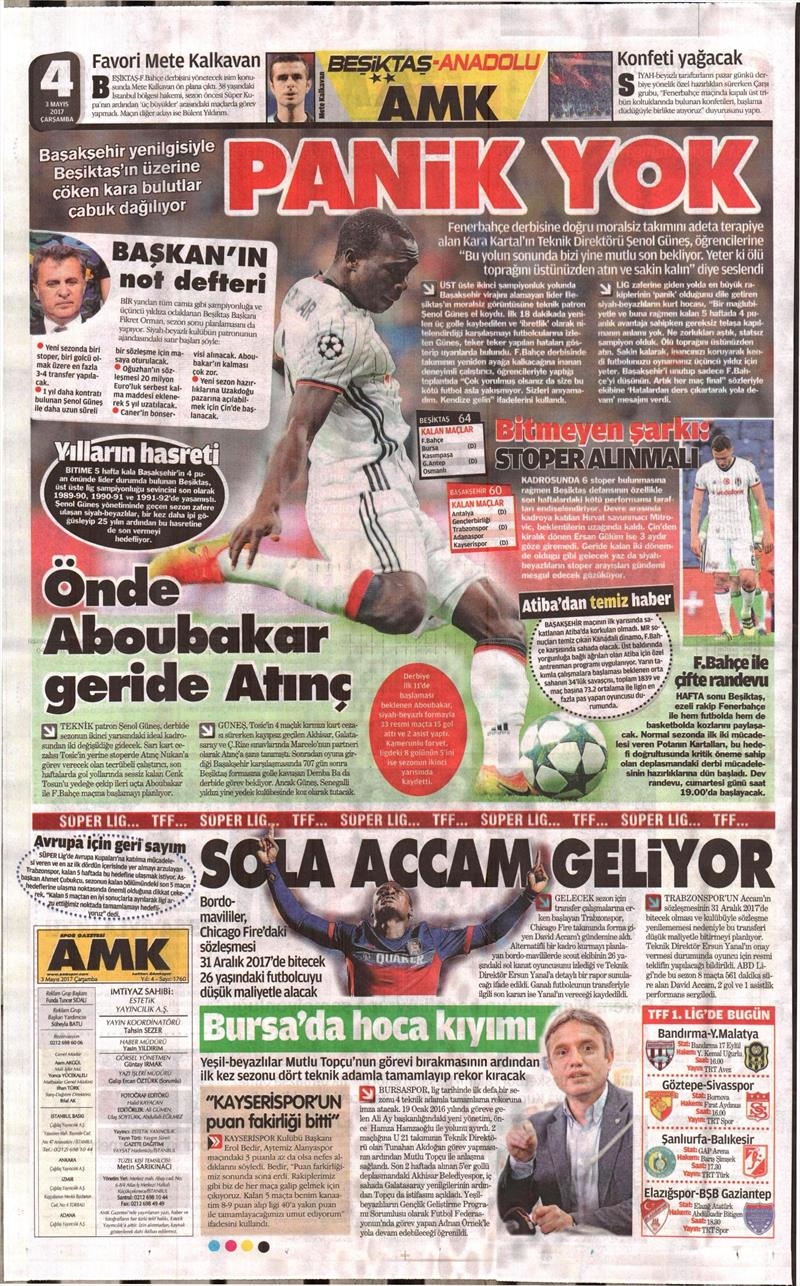 3 Mayıs 2017 | İşte gazetelerin Beşiktaş manşetleri - Görsel 6