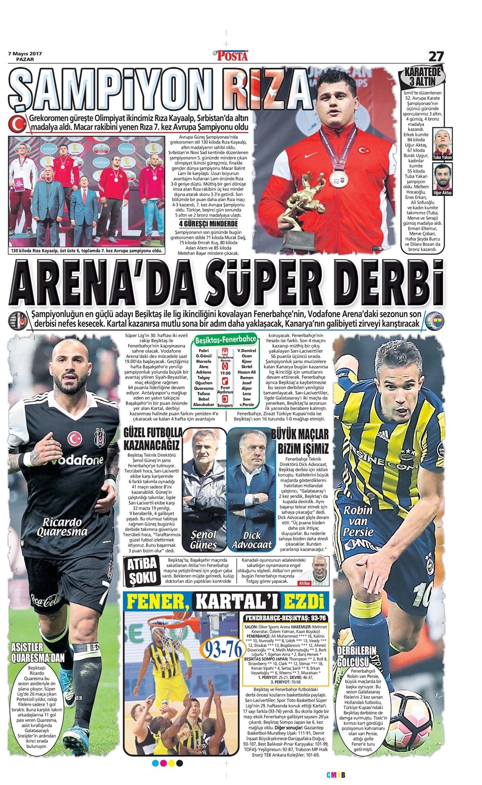 7 Mayıs 2017 | İşte gazetelerin Beşiktaş manşetleri - Görsel 7