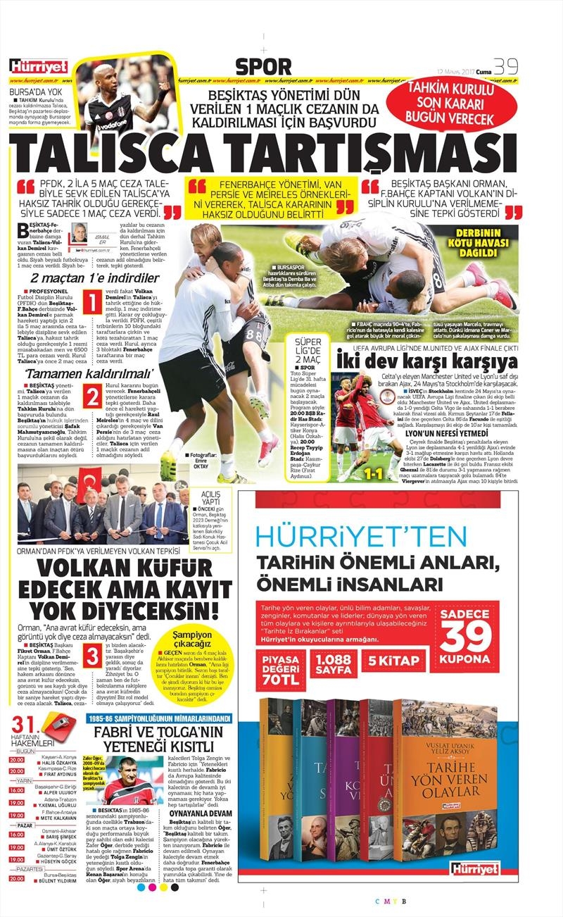 12 Mayıs 2017 | İşte gazetelerin Beşiktaş manşetleri - Görsel 7