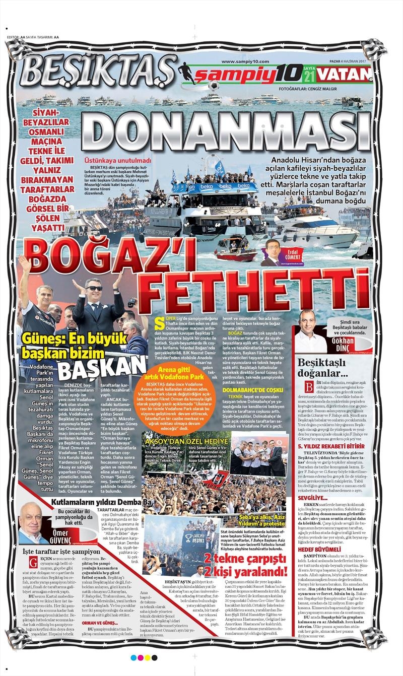 04 Haziran 2017 | Şampiyonun Gazete Manşetleri - Görsel 14