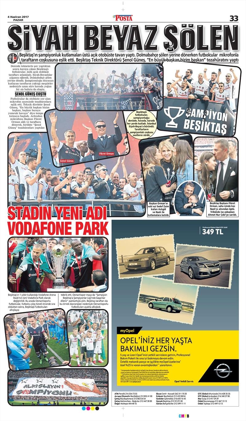 04 Haziran 2017 | Şampiyonun Gazete Manşetleri - Görsel 31