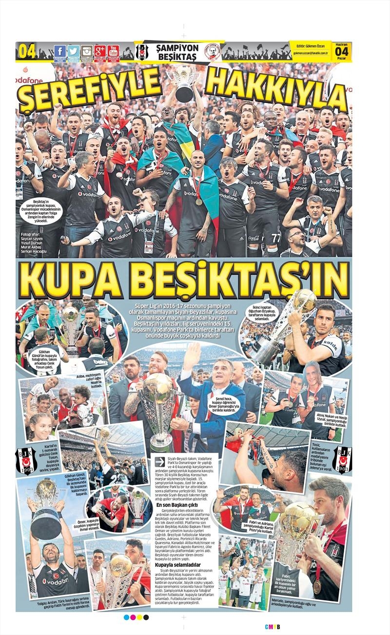 04 Haziran 2017 | Şampiyonun Gazete Manşetleri - Görsel 9