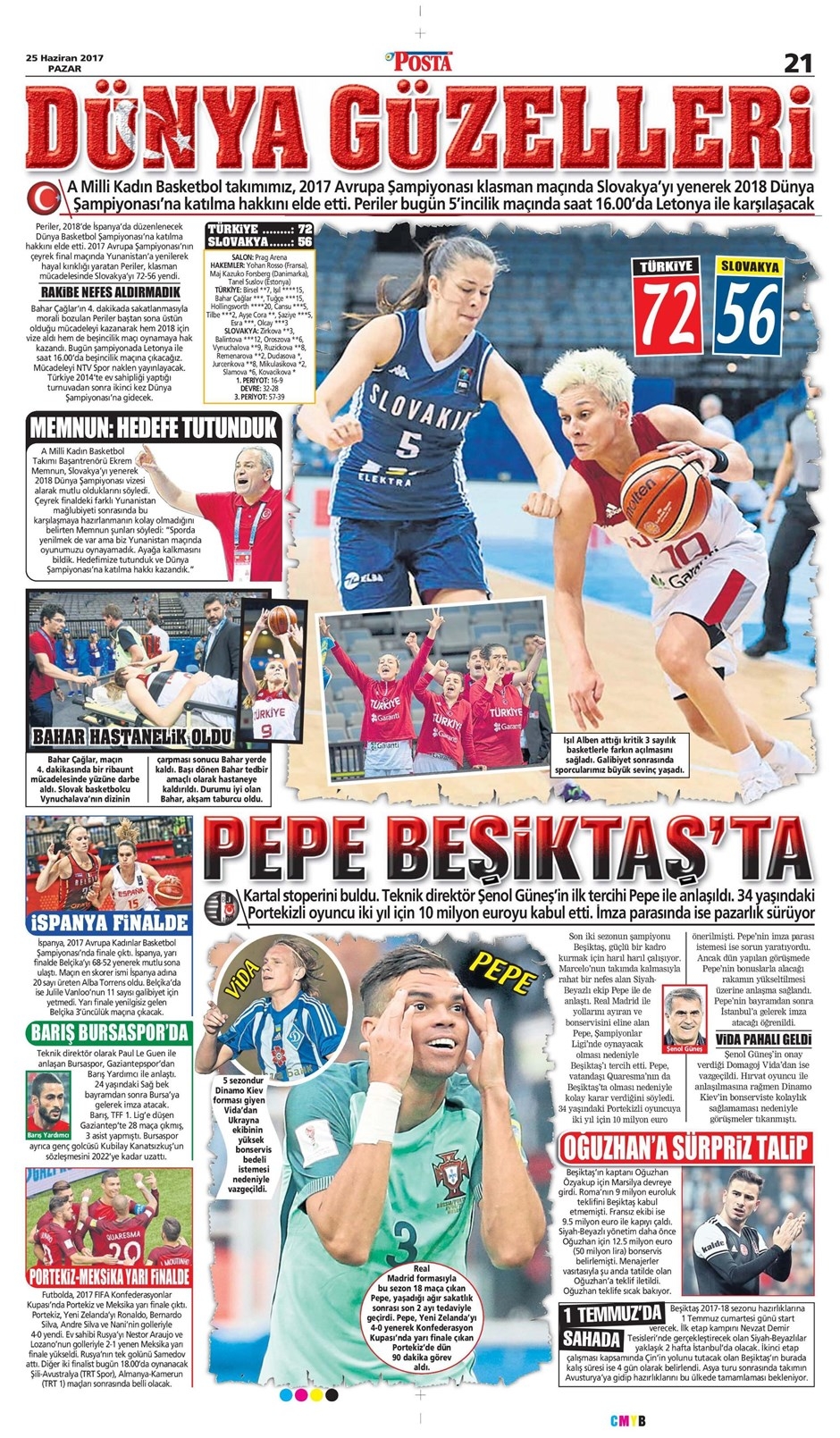 25 Haziran 2017 | Gazetelerin Beşiktaş Manşetleri - Görsel 4