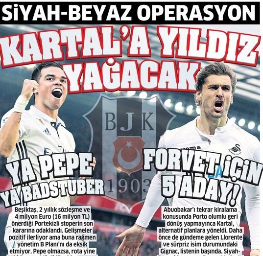 27 Haziran 2017 | İşte gazetelerin Beşiktaş manşetleri - Görsel 4