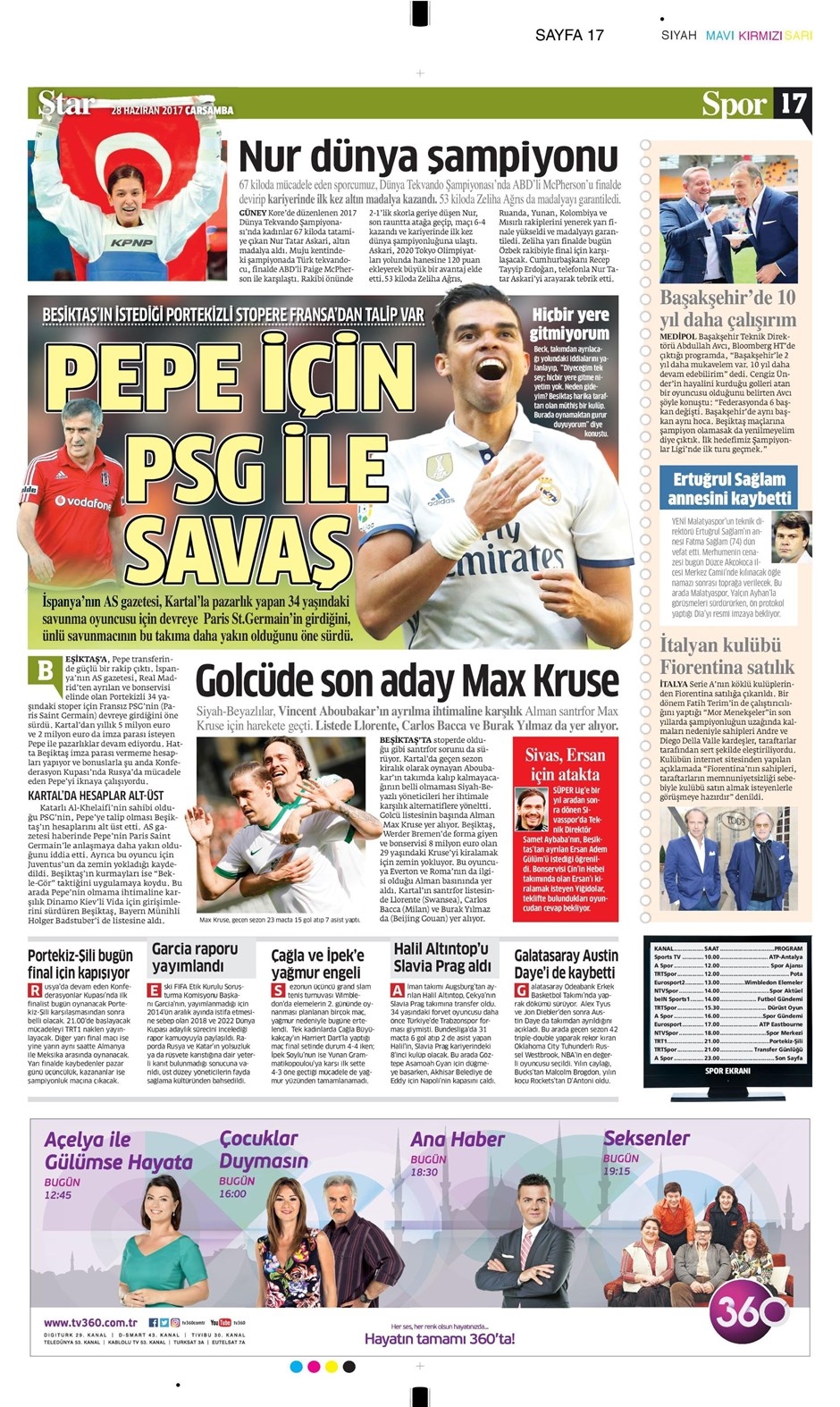 28 Haziran 2017 | İşte gazetelerin Beşiktaş manşetleri - Görsel 2