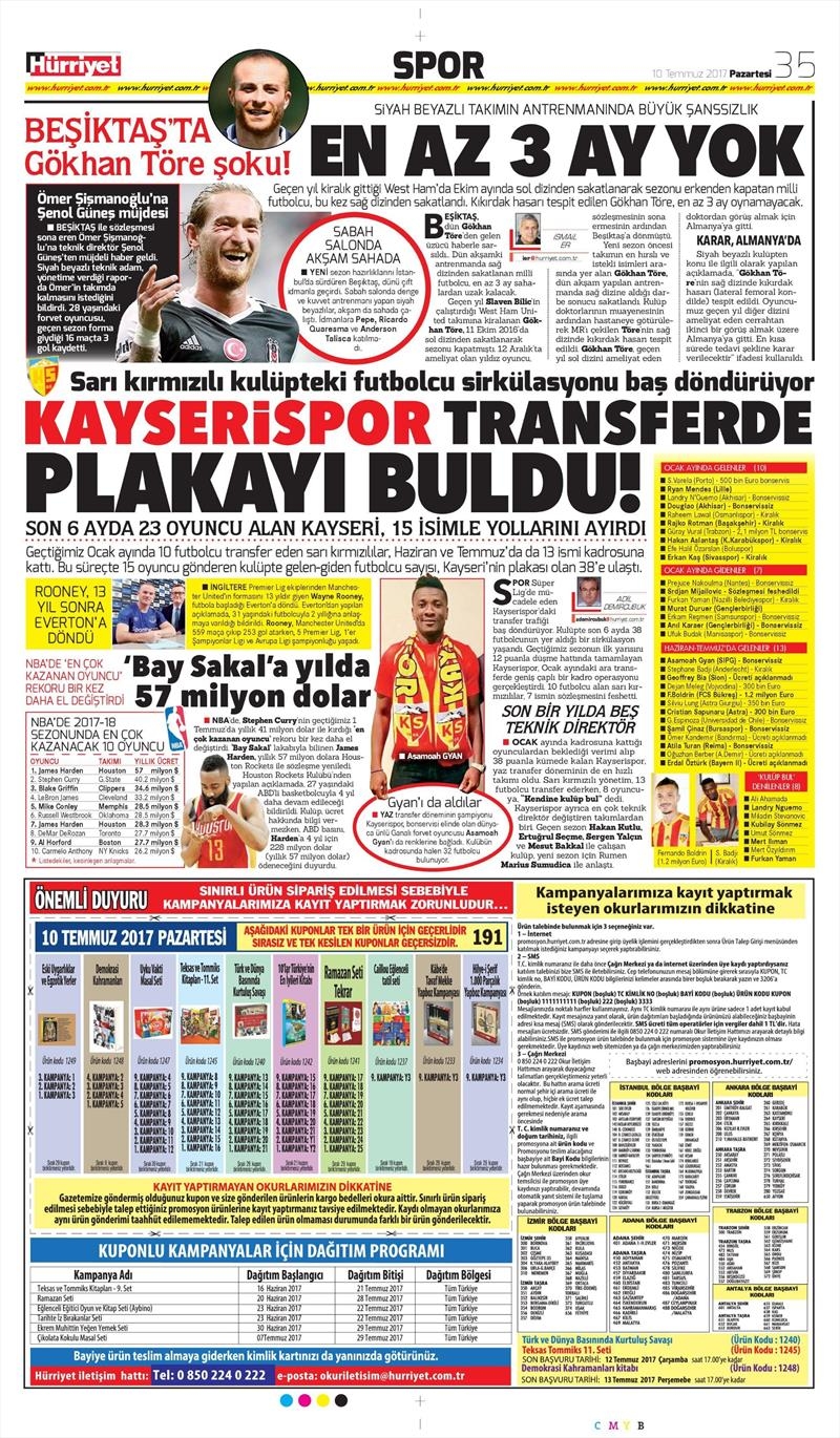 10 Temmuz 2017 | İşte Gazetelerin Beşiktaş Manşetleri - Görsel 4