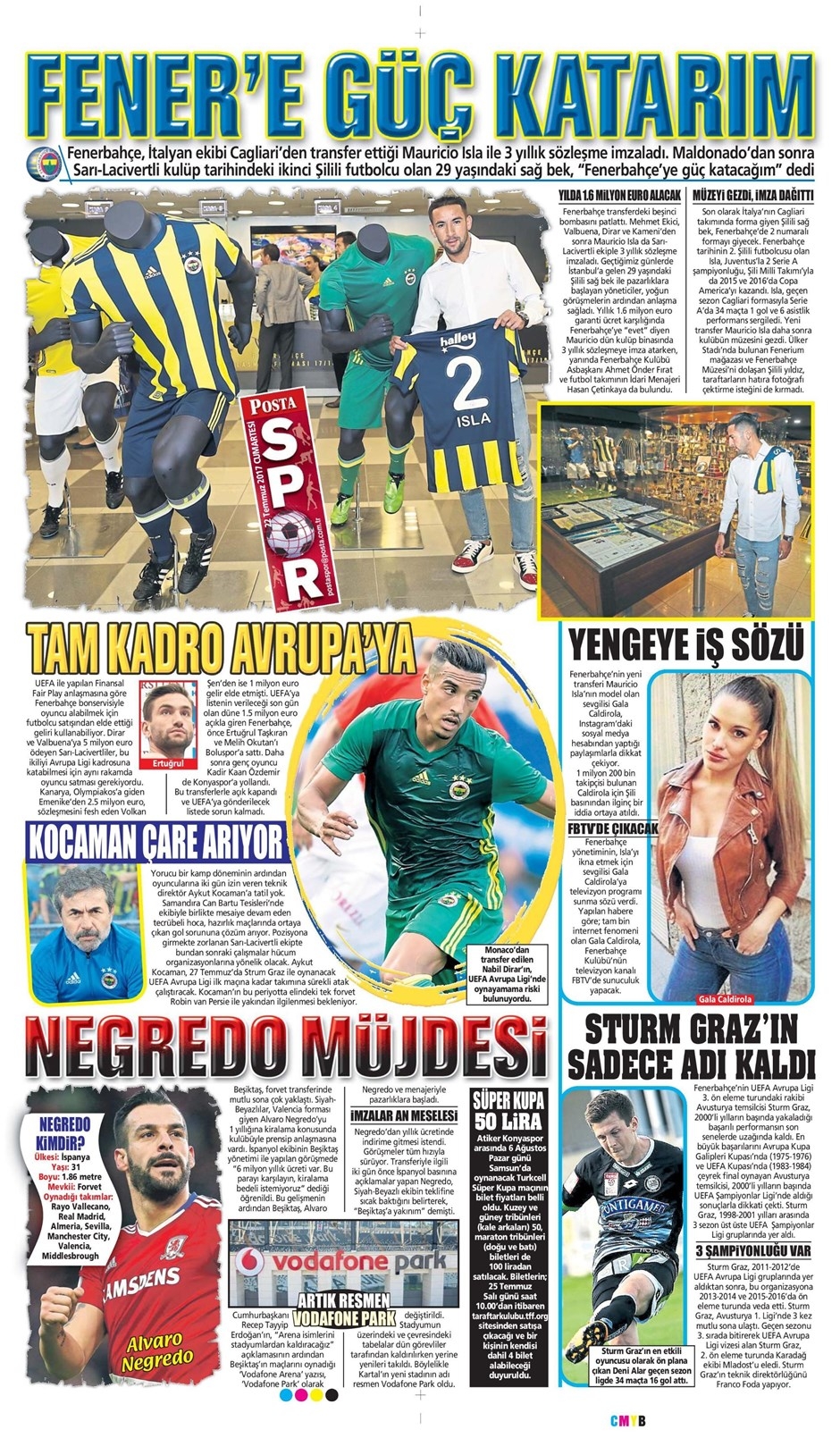 22 Temmuz 2017 | Gazetelerin Beşiktaş Manşetleri - Görsel 5