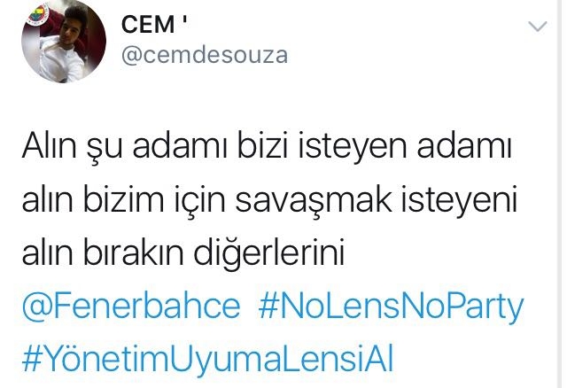 Fenerbahçe taraftarının Lens'in takımda kalması için attığı 18 tweet - Görsel 9