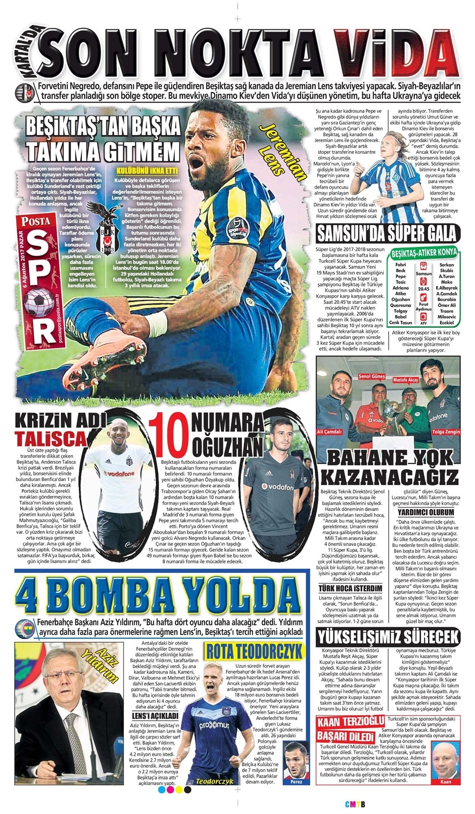 06 Ağustos 2017 | Gazetelerin Beşiktaş Manşetleri - Görsel 2