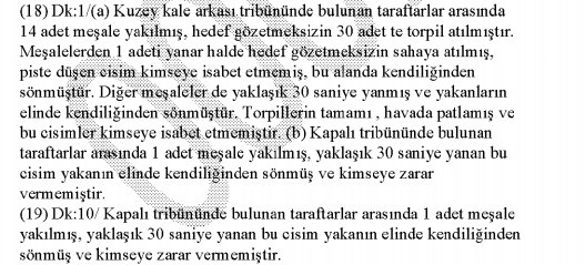 Gözlemci raporuna göre sahaya giren Beşiktaşlı yok! - Görsel 13