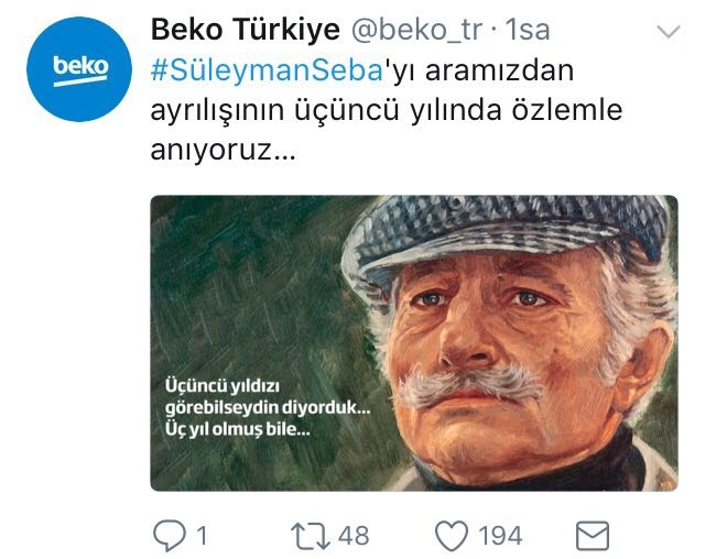Türkiye, Süleyman Seba'yı unutmadı. Seba için atılan tweetler - Görsel 12