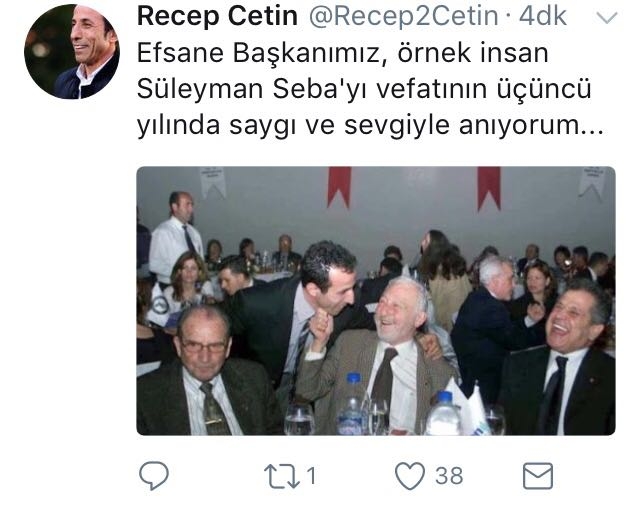 Türkiye, Süleyman Seba'yı unutmadı. Seba için atılan tweetler - Görsel 14