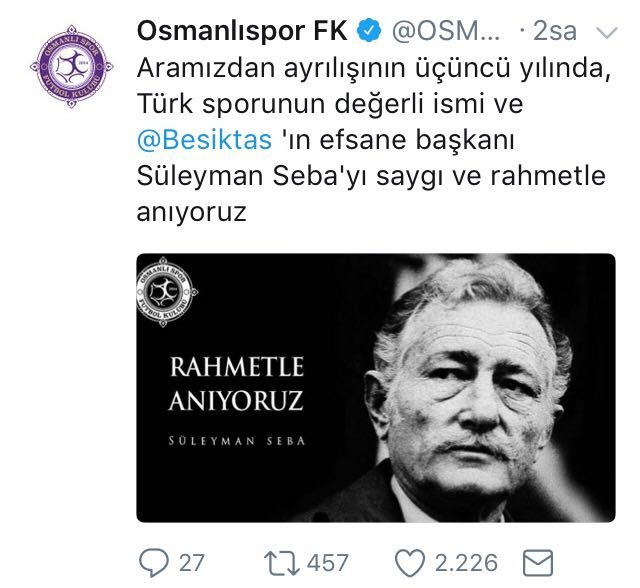 Türkiye, Süleyman Seba'yı unutmadı. Seba için atılan tweetler - Görsel 7