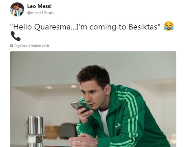 Messi de "Come to Beşiktaş" akımına katıldı! - Görsel 7