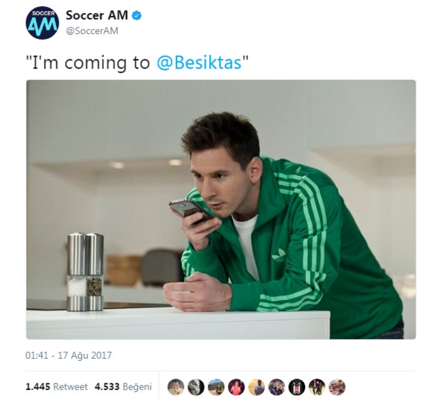 Messi de "Come to Beşiktaş" akımına katıldı! - Görsel 9