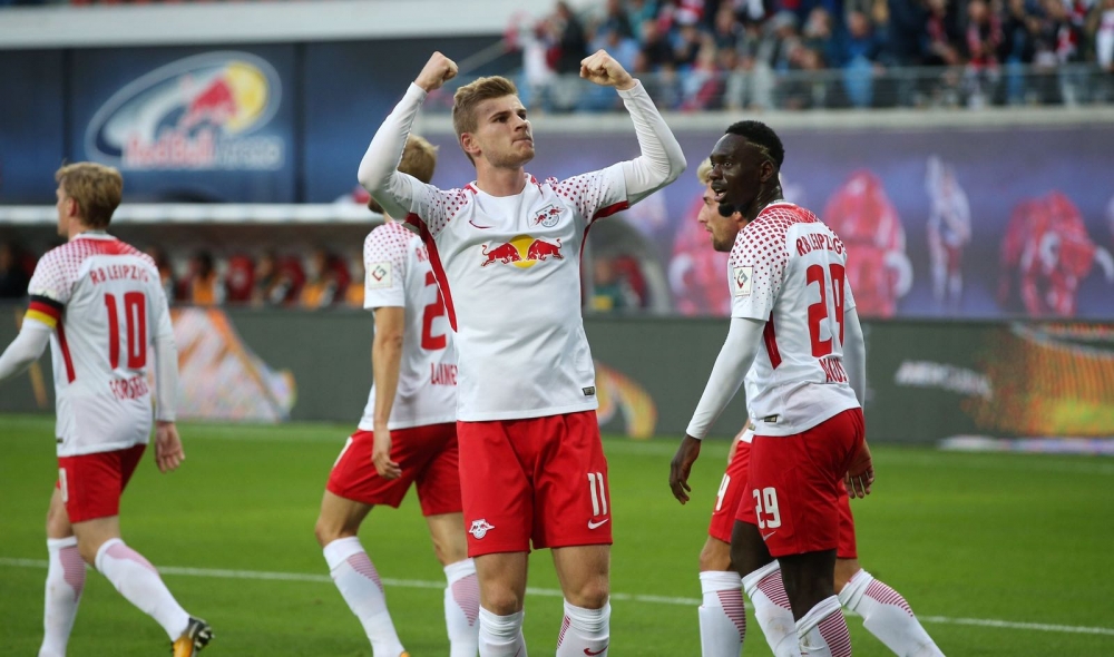 Leipzig'in Gladbach ile berabere kaldığı mücadeleden 16 kare - Görsel 7