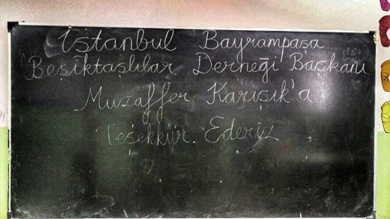 Beşiktaş'ın sıcaklığı bir köy okulunu daha ısıttı - Görsel 13