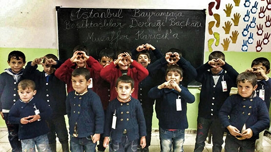 Beşiktaş'ın sıcaklığı bir köy okulunu daha ısıttı - Görsel 7